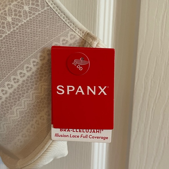NWT Spanx Bra-llelujah!® Illusion Lace Full Coverage Bra 36DD - Picture 2 of 4